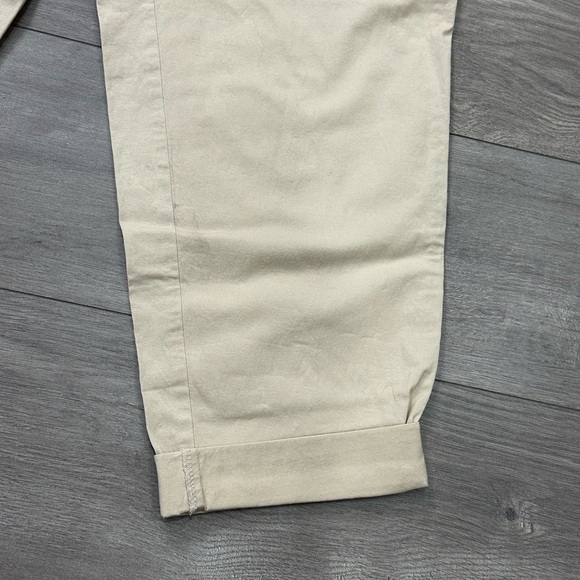Women’s a new day 8 Medium Chino Khakis Pants Khaki Tapered Leg Stretch Rolled - Picture 9 of 12